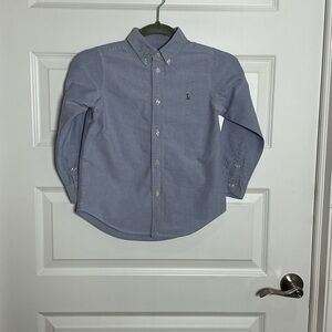 Ralph Lauren Light Blue Casual Button-Down Shirt Size 7